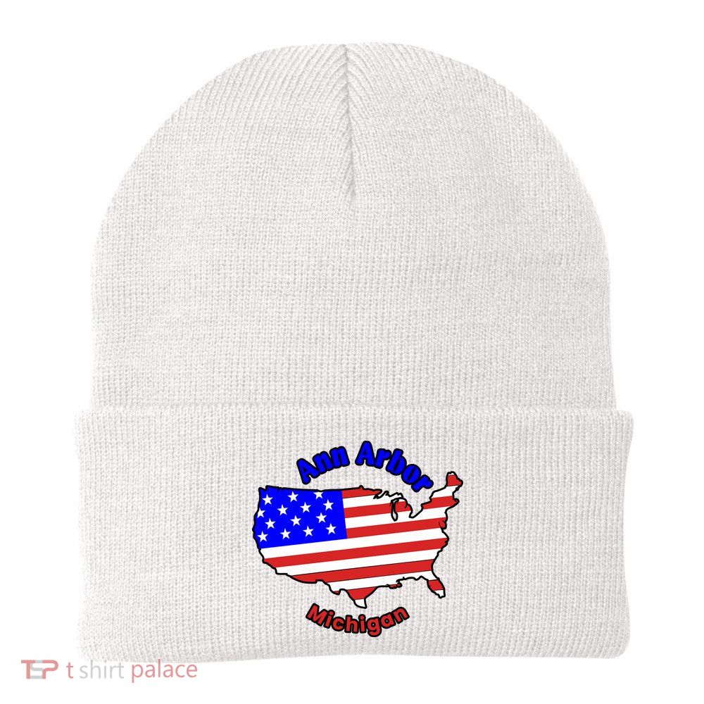 Ann Arbor Michigan Beanie