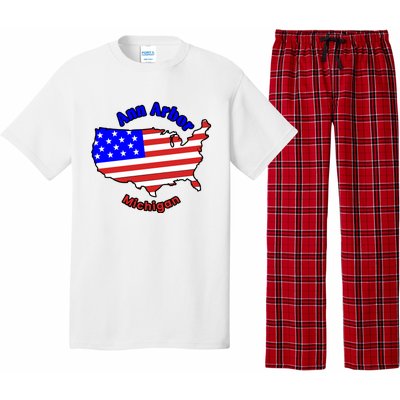 Ann Arbor Michigan Pajama Set