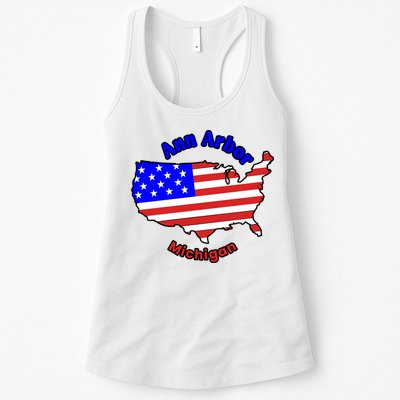 Ann Arbor Michigan Womens Tank Top
