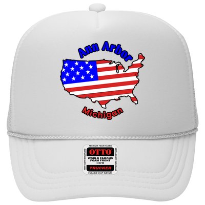 Ann Arbor Michigan Trucker Hat