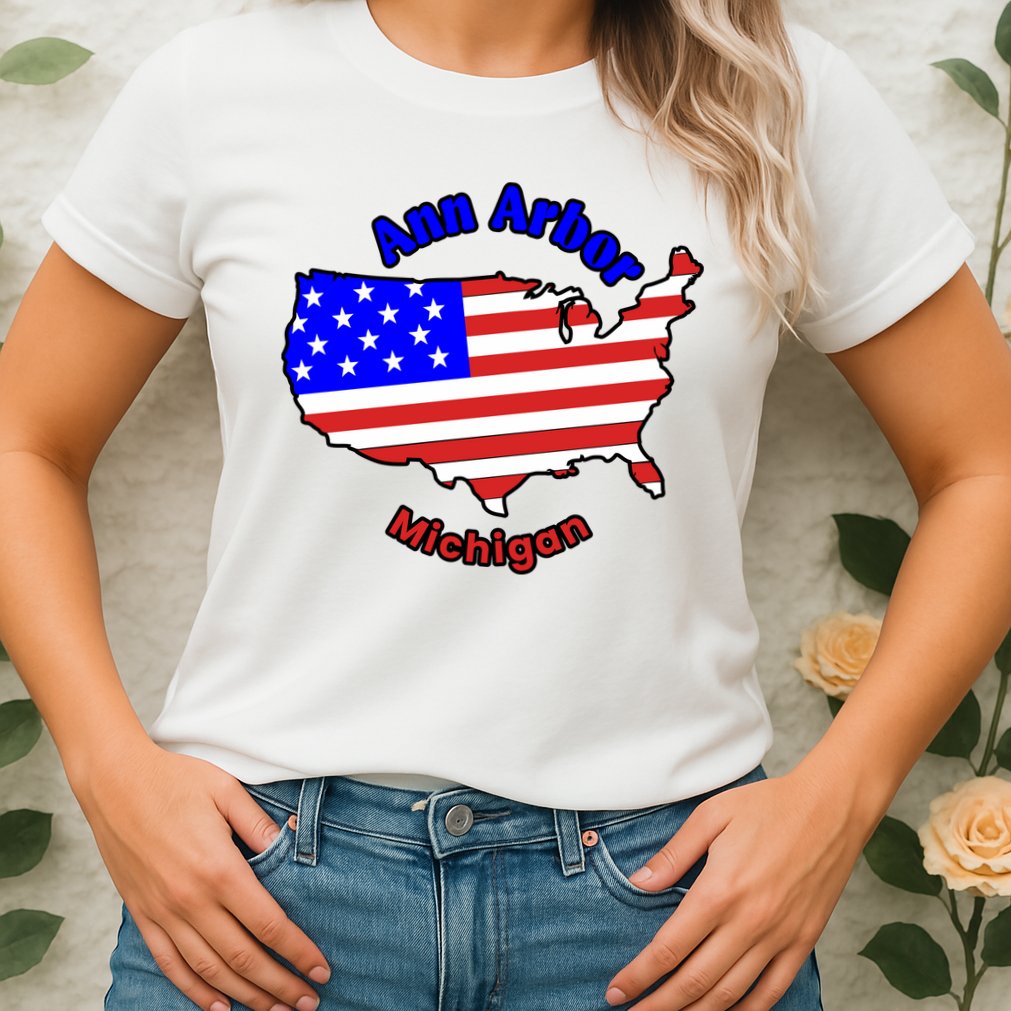 Ann Arbor Michigan Womens T-Shirt