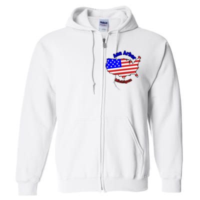 Ann Arbor Michigan Full Zip Hoodie