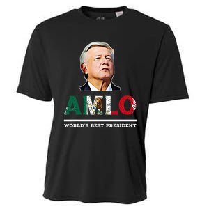 Amlo Andres Manuel Lopez Obrador Mexican Cooling Performance Crew T-Shirt