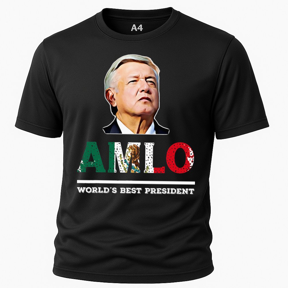 Amlo Andres Manuel Lopez Obrador Mexican Cooling Performance Crew T-Shirt