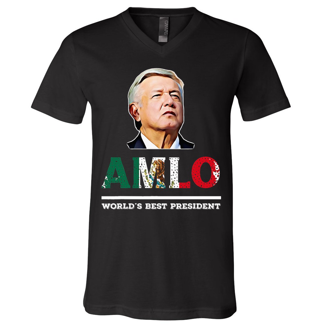 Amlo Andres Manuel Lopez Obrador Mexican V-Neck T-Shirt