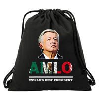 Amlo Andres Manuel Lopez Obrador Mexican Drawstring Bag