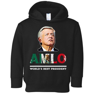 Amlo Andres Manuel Lopez Obrador Mexican Toddler Hoodie