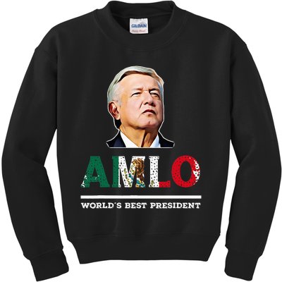 Amlo Andres Manuel Lopez Obrador Mexican Kids Sweatshirt