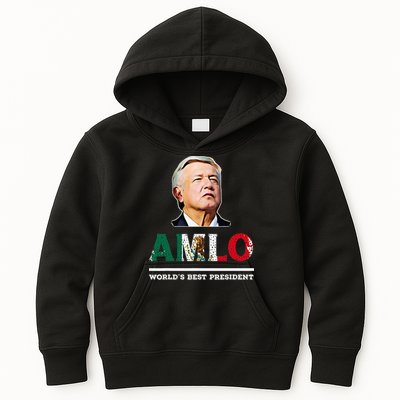 Amlo Andres Manuel Lopez Obrador Mexican Kids Hoodie