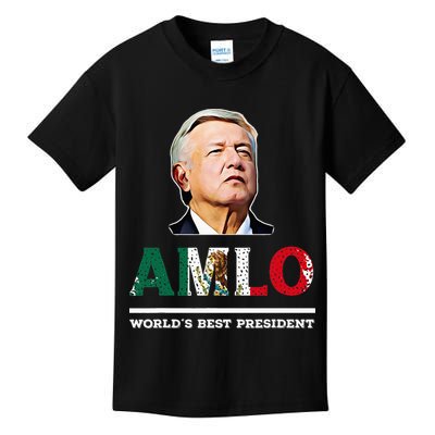 Amlo Andres Manuel Lopez Obrador Mexican Kids T-Shirt