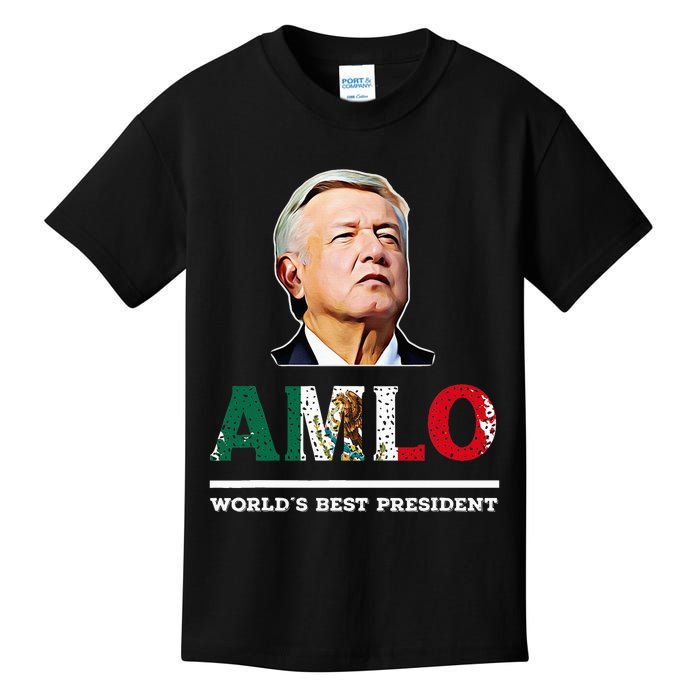 Amlo Andres Manuel Lopez Obrador Mexican Kids T-Shirt