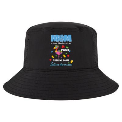 Autism Awareness Mom Mother Love Proud Autism Mama Flamingo Great Gift Cool Comfort Performance Bucket Hat