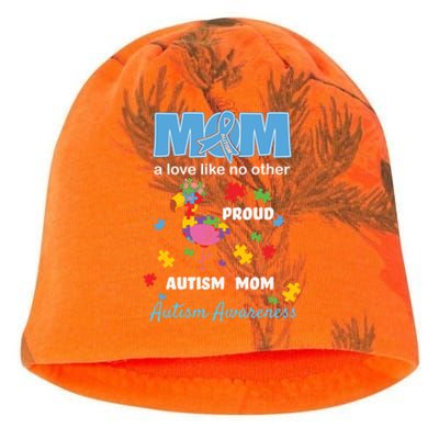 Autism Awareness Mom Mother Love Proud Autism Mama Flamingo Great Gift Kati - Camo Knit Beanie