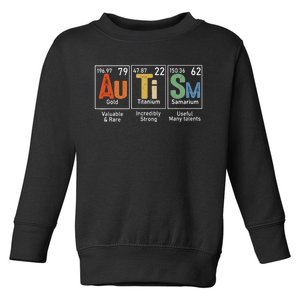 Autism Awareness Month Periodic Table Elements Toddler Sweatshirt