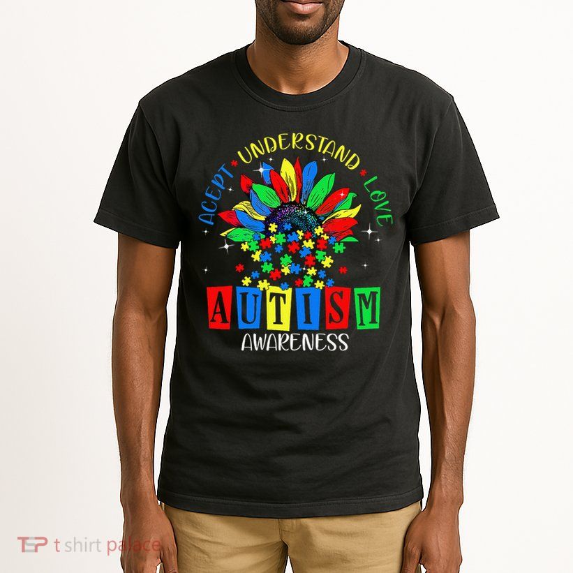 Autism Awareness Month Accept Understand Love Autism Mom Tall T-Shirt