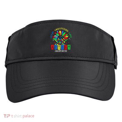 Autism Awareness Month Accept Understand Love Autism Mom Adult Drive Performance Visor