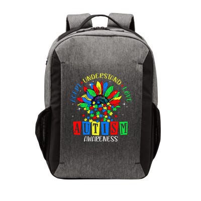 Autism Awareness Month Accept Understand Love Autism Mom Vector Backpack