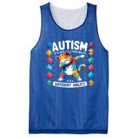 Autism Awareness Month Autism Cat Dabbing Support Autism Cute Gift Mesh Reversible Basketball Jersey Tank