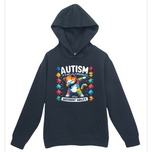 Autism Awareness Month Autism Cat Dabbing Support Autism Cute Gift Urban Pullover Hoodie