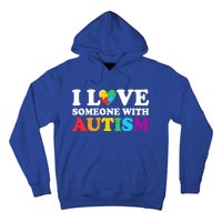 Autism Awareness Month Autism Mom I Love Someone With Autism Gift Hoodie