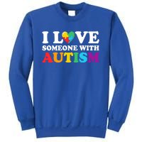 Autism Awareness Month Autism Mom I Love Someone With Autism Gift Sweatshirt