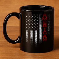 American 11oz C Handle Ceramic Mug