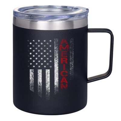 American 12oz Stainless Steel Coffee Mug