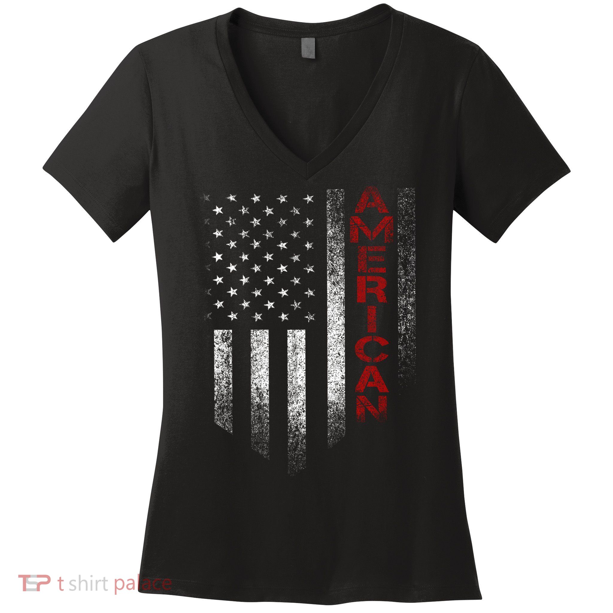 American Women's V-Neck T-Shirt