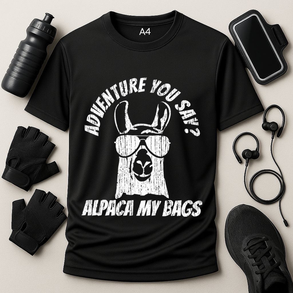 Adventure Alpaca My Bags Cooling Performance Crew T-Shirt