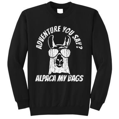 Adventure Alpaca My Bags Sweatshirt