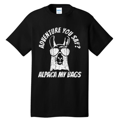 Adventure Alpaca My Bags Tall T-Shirt