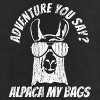 Adventure Alpaca My Bags Adult Drive Performance Visor
