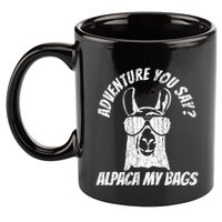 Adventure Alpaca My Bags 11oz C Handle Ceramic Mug