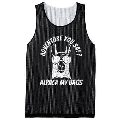 Adventure Alpaca My Bags Mesh Reversible Basketball Jersey Tank