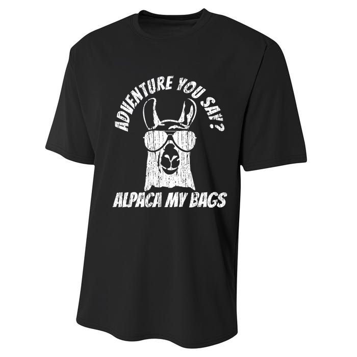 Adventure Alpaca My Bags Performance Sprint T-Shirt