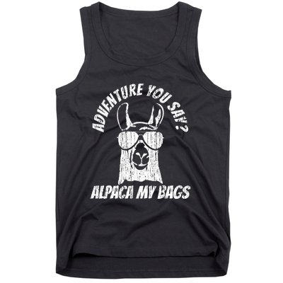 Adventure Alpaca My Bags Tank Top