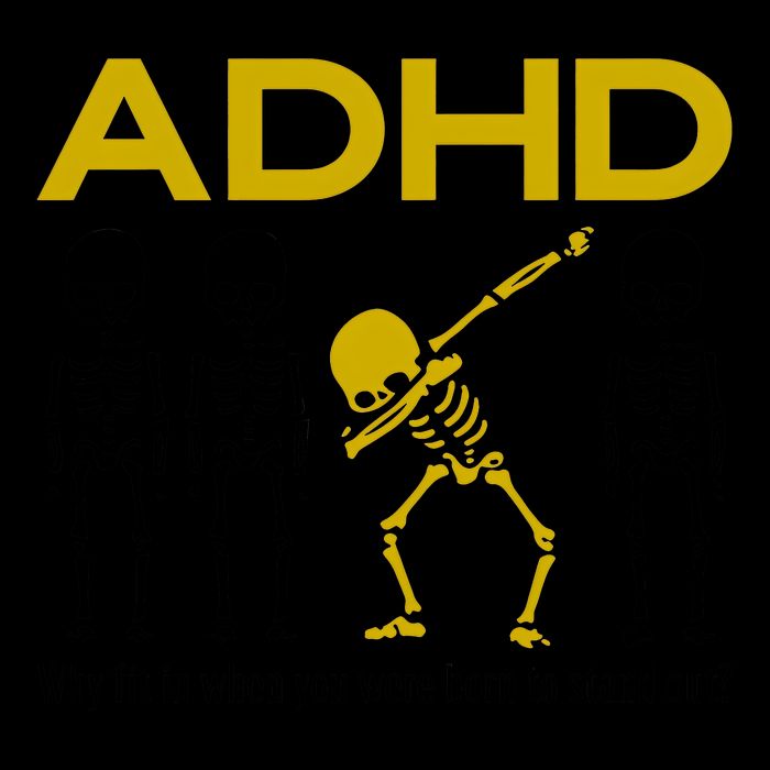 Adhd Awareness Motivational Dancing Skeleton City Backpack