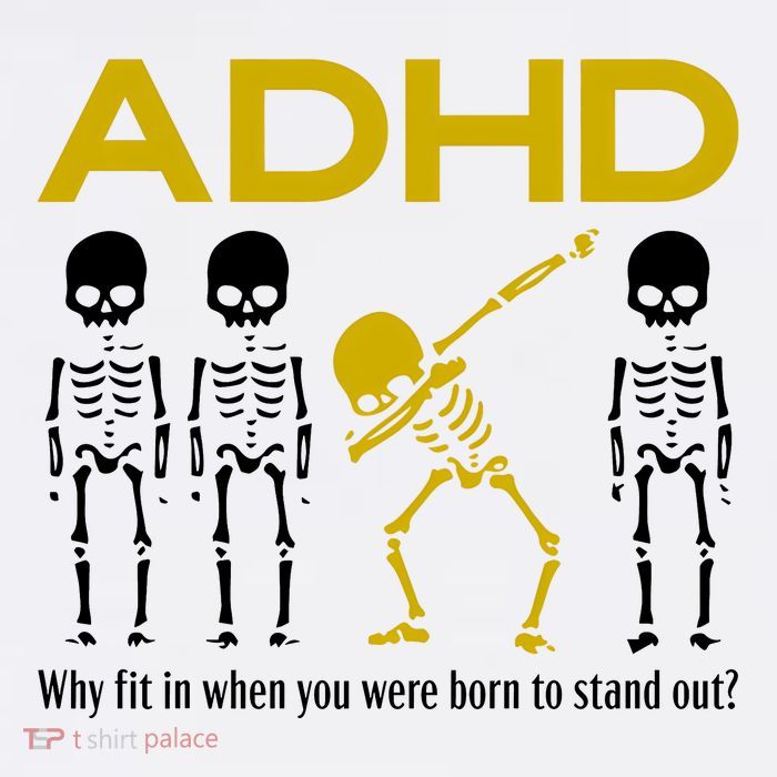 Adhd Awareness Motivational Dancing Skeleton Sustainable Bucket Hat