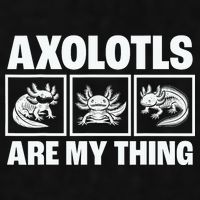 Axolotls Are My Thing Funny  Axolotl Ladies PosiCharge Tri-Blend Wicking Tank