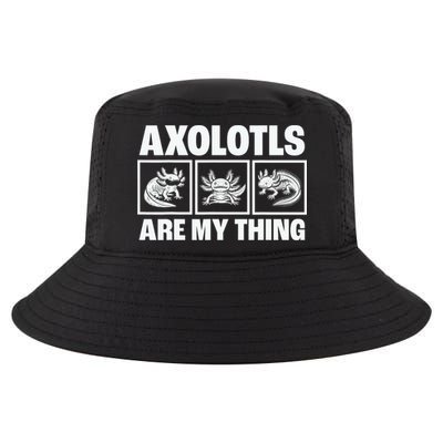 Axolotls Are My Thing Funny  Axolotl Cool Comfort Performance Bucket Hat