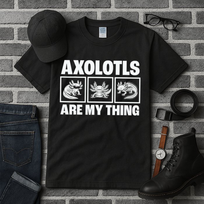 Axolotls Are My Thing Funny  Axolotl Tall T-Shirt