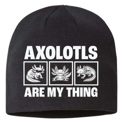 Axolotls Are My Thing Funny  Axolotl Sustainable Beanie