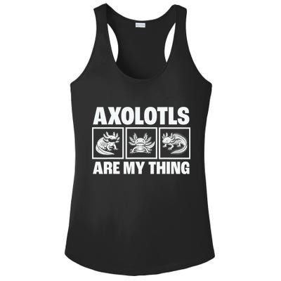 Axolotls Are My Thing Funny  Axolotl Ladies PosiCharge Competitor Racerback Tank