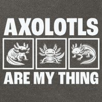 Axolotls Are My Thing Funny  Axolotl Cotton Canvas Backpack