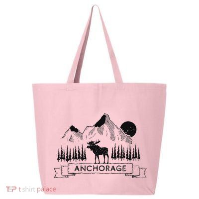 Anchorage Alaska Mountain Moose Gift Cool Anchorage 25L Jumbo Tote