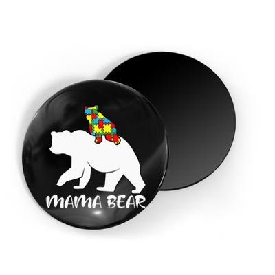 Autism Awareness Mama Bear Proud Autistic Mom Love Cute Magnet