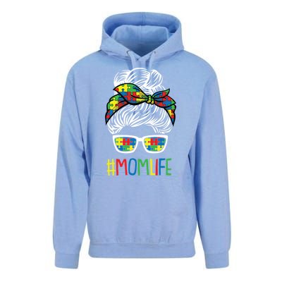 Autism Awareness Momlife Gift For Mothersday Unisex Surf Hoodie