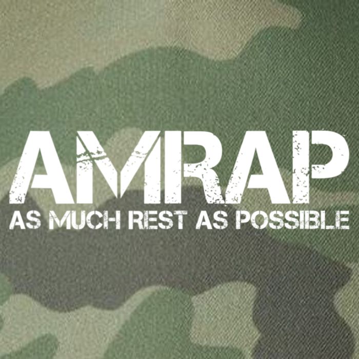 AMRAP As Much Rest As Possible Funny Motivation Legacy Tie Dye Trucker Hat