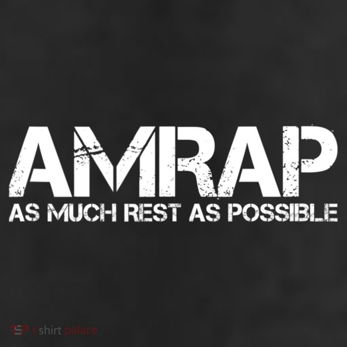 AMRAP As Much Rest As Possible Funny Motivation Adult Drive Performance Visor