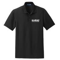 AMRAP As Much Rest As Possible Funny Motivation Dry Zone Grid Polo